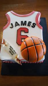 Basketball Jersey Sheet Cake With Basketball Tier Basketball Birthday Cake Basketball Cake Baby Shower Cakes For Boys