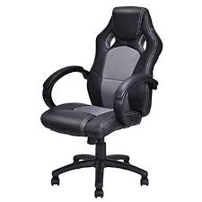 High Back Race Car Style Bucket Seat Office Desk Chair Gaming Chair Gray New Swivel Office Chair Black Office Chair Office Desk Chair