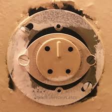 Older Bell Phone Jack Plug Cover 1-7/8" Screw Spread