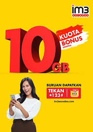 Cara dapat kuota gratis im3 indosat ooredoo 4g 55 gb. Im3 Ooredoo Bagi Bagi Kuota 10gb Gratis Untuk Merayakan 17 Agustus 2017 Gadgetren