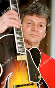 Andy Crockett His Archtop Guitar Editorial Stock Photo