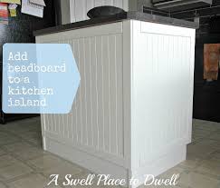 adding beadboard to a kitchen island