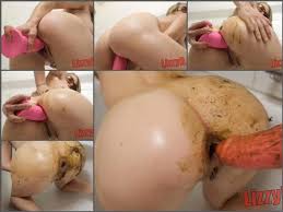 Anal Dildo Porn | Amateur Scat - Scat LizzyDirt Horny Blonde Anal Fist And  Suck Shit