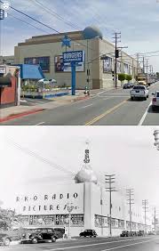 Ne Corner Of Gower Street And Melrose Avenue 1937 And Now Los Angeles History Los Angeles Hollywood Los Angeles Area
