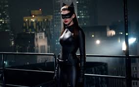 catwoman anne hathaway on a rooftop - MyConfinedSpace