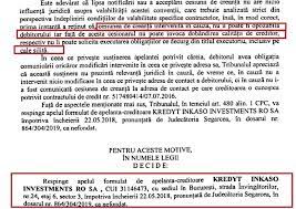 Cesiunea de creanta (2) consumatorii notifică creditorilor faptul că se află în imposibilitatea îndeplinirii obligaţiilor contractuale ca urmare a majorării dobânzii creditului şi depun o cesiune de creanta se poate contesta pe considerente de nulitate absoluta, oricand. Lipsa Comunicarii Cesiunii De Creanta Atrage Nulitatea Executarii Silite