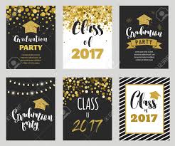 Recuerda que además de las típicas invitaciones que se entregan en mano con un sobre, también puedes modernizarte un poco y entregar video invitaciones, estás son unas invitaciones que se envían por alguna red social como puede ser whatsapp donde se cuenta en un pequeño video una bonita historia con el fin de decirle a los invitados donde. Clase De La Graduacion De 2017 Invitaciones Del Fiesta Ilustraciones Vectoriales Clip Art Vectorizado Libre De Derechos Image 77471925
