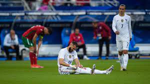 The experienced real madrid striker was replaced with just minutes remaining in the first half. Euro 2020 Frankreich Besiegt Bulgarien Im Letzten Em Test Karim Benzema Verletzt Ausgewechselt Eurosport