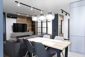 A minimalist aesthetic in a dining room can provide a clean backdrop for meals to enjoy with family and guests. Premium Photo Minimalist Dining And Living Room Design