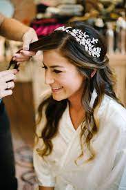 Looking for a soft romantic updo, hollywood glam, or boho chic wedding hair style? Long Island Wedding From Paul Francis Photography Wedding Hairstyles For Long Hair Wedding Hair Down Hair Pieces