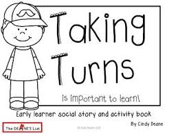 In practice, it involves processes for constructing contributions, responding to previous comments, and transitioning to a different speaker. Taking Turns Is Important To Learn Early Learner Social Skills Activity Book Preschool Social Skills Social Skills Lessons Social Skills Activities