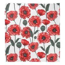 Shop at saks off 5th today. Red Poppy Flower Floral Pattern Bandana Zazzle Com Red Poppies Wildflower Drawing Poppy Flower