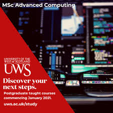 These courses have been chosen because they: Our Msc In Advanced Computing Is A Great University Of The West Of Scotland Facebook