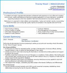 Administrator CV example + Writing guide and CV template