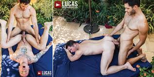 Max Cameron takes every inch of Leo Alexanders massive cock at Lucas  Entertainment
