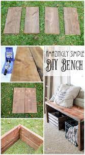 Simple Diy Entry Way Bench Diy Bench Diy Furniture Bedroom Wood Diy