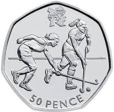 London Summer Olympic 2012 16 29 Hockey 50p Coin 2011 Fifty Pence View More On The Link Http Www Zeppy Io Pro Fifty Pence Coins Coins Olympic Hockey