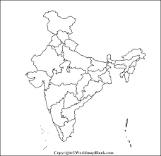 All maps come in ai, eps, pdf, png and jpg file formats. Printable Blank Map Of India Outline Transparent Png Map