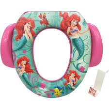 Disney The Little Mermaid Soft Potty Seat With Potty Hook Walmart Com In 2021 Potty Seat Disney Little Mermaids Potty