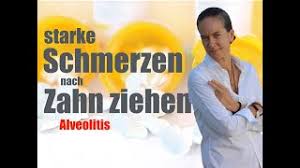 Starke Schmerzen Nach Zahn Ziehen Was Kann Ich Wie Machen Alveolitis Youtube