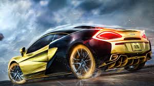 Pubg Mobile Gold Mclaren Sports Car Wallpaper 4k Pc Desktop 7670a