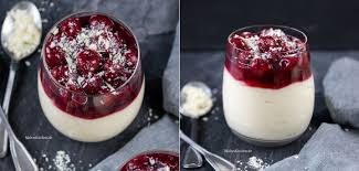 Griessflammeri Mit Heissen Kirschen Rezept Rezepte Lebensmittel Essen Heisse Kirschen