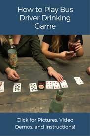 How To Play Bus Driver Drinking Game With Rules Drinking Card Games Drinking Games Easy Drinking Games