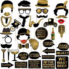 The 1920's party theme was all about partying at the speakeasy with some good jazz music. Buy Roaring 1920 S Party Photo Booth Props 42pcs Twenties Jazz 1920s Photo Booth Props Kit 20 S Party Supplies For Gatsby Vintage Jazz Party Online In Vietnam B07rsjfxjf