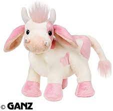 Webkinz Strawberry Cow Electronic Pets Amazon Canada Webkinz Stuffed Animals Cute Stuffed Animals Pink Cow