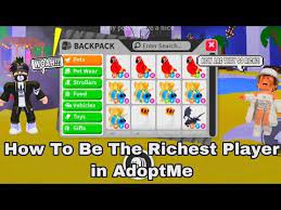 How To Become The Richest Player In Adoptme Roblox Adoptme Youtube Pet Adoption Certificate Roblox Roblox Funny
