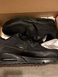 Nike Air Max 90 Essential Men Size 10 Triple Black Nike Air Max Nike Air Max 90 Mens Essentials
