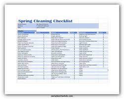 Restaurant kitchen cleaning checklist pdf cleaning schedule daily. 5 Cleaning Checklist Template Excel Sample Schedule