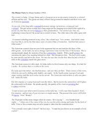 They are seated with their guests—army officers and government attachés and their wives, and a visiting american naturalist—in their spacious dining room, which has a bare marble floor, open rafters 2