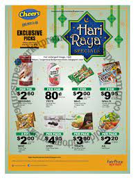 Cheers Ntuc Fairprice Xpress Fairprice Xpress Supermarket Promotion Cheers Hari Raya Special Promotion Yeo S Bandung Rose Milk Drink Cheer Picks Supermarket