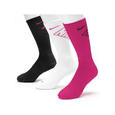 Men S Nike 3 Pk Dri Fit Cushioned Crew Socks Nike Men Crew Socks Socks