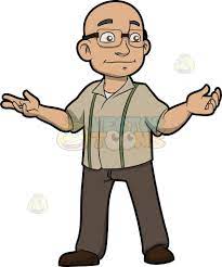 A Bald Man With Glasses Character Drawing Bald Man Bald Man With Glasses