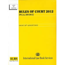 微笑的倒影 at courts (malaysia) sdn bhd. Rules Of Court 2012 Pu A 205 2012