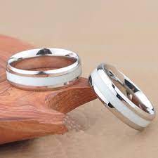 Ems Thin White Line Inspired Ring Rings For Men Rings Memorial Ring