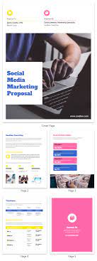 Considering a number of significant elements while. Bold Simple Social Media Marketing Proposal Template