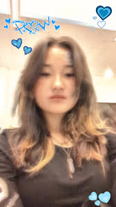 The Girl Who Puts Blue Heart