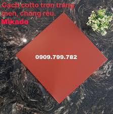Gạch Tàu 40 MIKADO Tráng Men Màu đỏ (báo giá Gạch Cotto Tráng Men MIKADO)