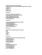 Berikut ini merupakan pembahasan latihan soal untuk uas ukk ipa kelas 10 semester 2 kurikulum 2013 dan lengkap dengan kunci jawaban. Docdownloader Com Soal Pilihan Ganda Dan Jawaban Simulasi Digital Pdf Soal Pilihan Ganda Dan Jawaban Simulasi Digital 1 Fasilitas Milik Google Untuk Course Hero