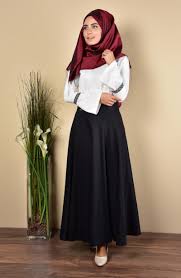 Sefamerve Tesettur Siyah Can Etek Modelleri Moda Tesettur Giyim Etek Etek Modelleri Moda