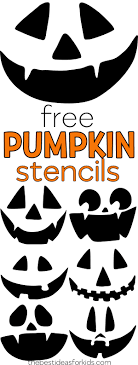 If you don't want to carve a pumpkin, you can use the template for other halloween crafts too. Free Pumpkin Carving Stencils The Best Ideas For Kids