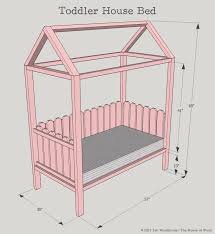 Using pocket holes, i attached the two ends of the bed to the sidepieces to make the frame. Diy Toddler House Bed