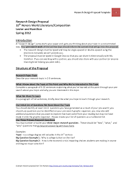 research proposal template