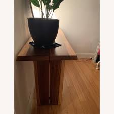 World Market Live Edge Wood Console Aptdeco