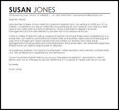 An application letter contains many of the same elements as a personal statement, but it is presented in a business letter format and can sometimes be even shorter and more specific than a personal statement. Personal Assistant Sample Cover Letter Cover Letter Templates Examples