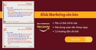 Slide Marketing căn bản - 1749 | ViệcLàmVui.Com