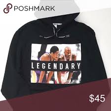 Black And Gold Jordan Hoodie Jordan Vs Kobe Legendary Hoodie In Charcoal Clothes Design Sweatshirt Shirt Hoodies